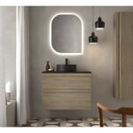 Conjunto mueble de baño con lavabo sobre encimera de microtec Natalia Avila Dos principal 0