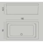 Bañera exenta Duke Baños 10 croquis 3