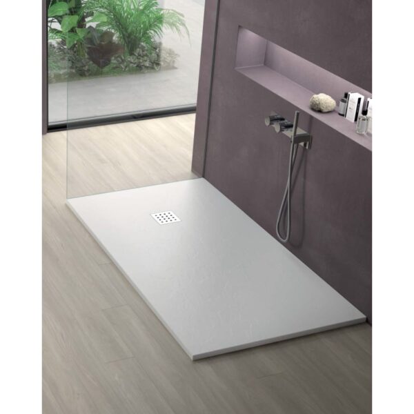 Plato de ducha de resina Basalto Doccia ambiente 10