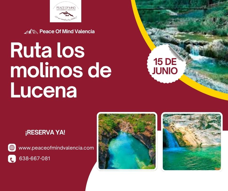ruta los molinos de lucena