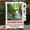 trekking subterráneo en ripollés