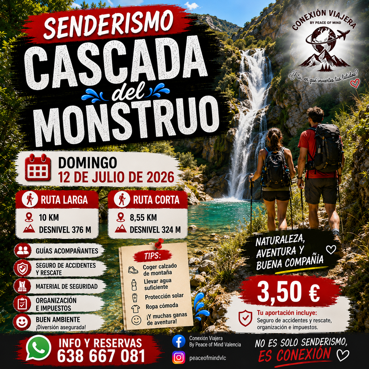 SENDERISMO CASCADA DEL MONSTRUO