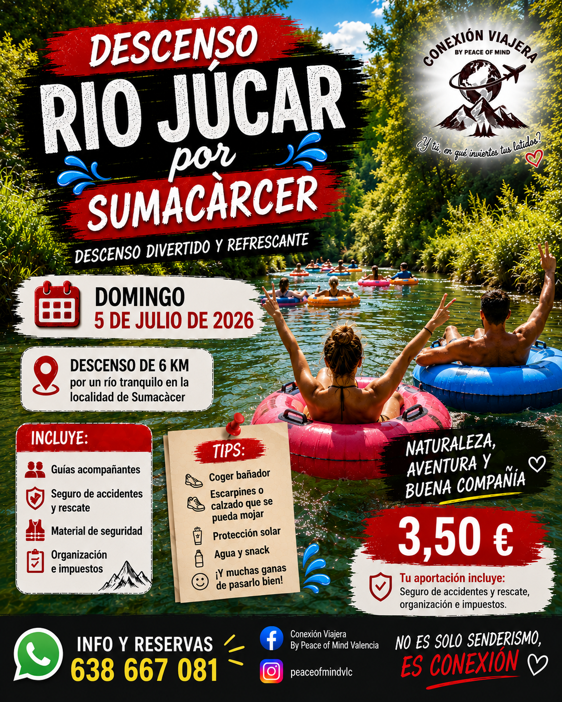 DESCENSO JÚCAR POR SUMACÀRCER